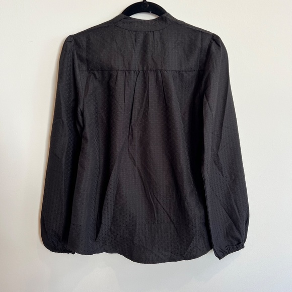 New Band Of‎ The Free Crossover V-Neck Long Sleeve Top Hallie Black Size XS NWT - Picture 8 of 12